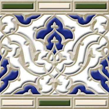 Бордюр Cenefa Kardelen 20x20 от Decoramia (Испания) в Москве