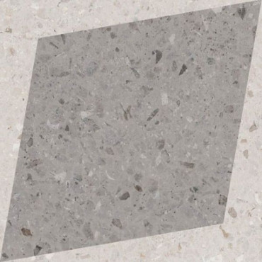 Керамогранит DROPS NATURAL RHOMBUS DECOR GREY (108805) 18.5x18.5 от WOW (Испания) в Москве