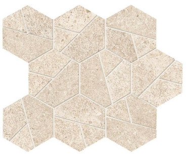 Мозаика Boost Stone Ivory Mosaico Hex (A7CU) 25x28.5 от Atlas Concorde (Италия) в Москве