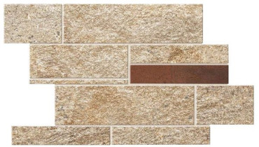 Мозаика Norde Oro Brick Corten (A597) 39x27.8 от Atlas Concorde (Италия) в Москве