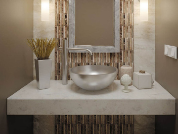 Мозаика из мрамора S-LINE (Natural Mosaic) в Москве