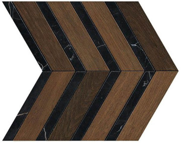 Мозаика Heartwood Moka Marble Chevron (AOYI) 29.4x28.7 от Atlas Concorde (Италия) в Москве