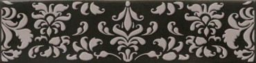Настенный декор DECOR COQUET BLACK 7.5x30 от Cifre Ceramica (Испания) в Москве