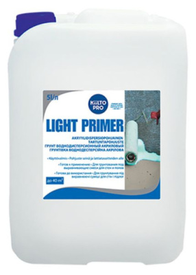 Грунтовка KIILTO LIGHT PRIMER белая 10л от Kiilto (Финляндия) в Москве