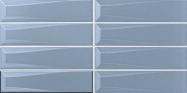 Настенная плитка Three-D Pyramid Blue 5x20 от APE Ceramica (Испания) в Москве