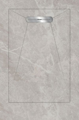 Керамический душевой поддон FIORI DI PESCA WHITE - ENVELOPE LINEAR MASSIVE 90x135 от Aquanit (Турция) в Москве