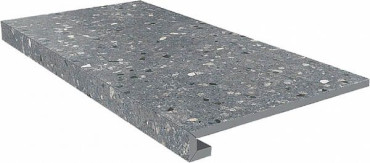 Фронтальная ступень Терраццо SG632800R/GCF клееная серый темный 33x60 от Kerama Marazzi (Россия) в Москве