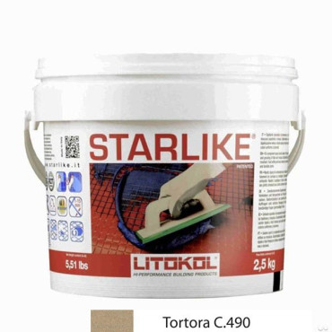 Litochrom Starlike C.490 TORTORA (2,5 кг) от Litokol (Россия) в Москве