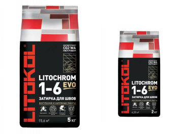 ЗАТИРКА влагостойкая c противогрибковыми свойствами для швов шириной от 1-6 мм (Litokol) в Москве