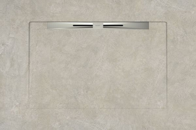 Керамический душевой поддон GEOMETRICS TAUPE SLOPE NOVA LINE 90x135 от Aquanit (Турция) в Москве