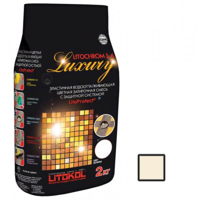 Litochrom 1-6 LUXURY С.50 светло-бежевая затирочная смесь (2 кг) от Litokol (Россия) в Москве