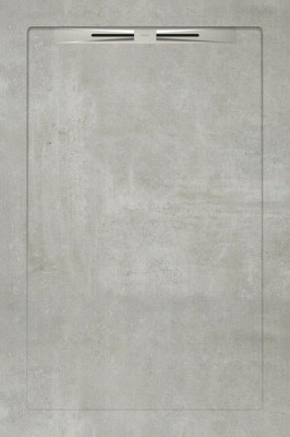 Керамический душевой поддон BETON GREY - SLOPE LINE 120 80x120 от Aquanit (Турция) в Москве