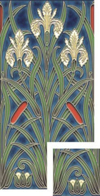 Панно Conjunto Lirios (комп. из 8шт.) 40x80 от Decoramia (Испания) в Москве