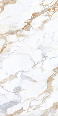 Керамогранит Calacatta Gold Extra Polished (6 мм) (MN014AP261206) 120x260 от Moreroom (Китай) в Москве