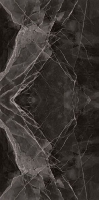 Керамогранит BLACK CALACATTA BOOK MATCH KRISTAL Rectified Parlak Nano 120x240 от Kutahya (Турция) в Москве