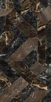 Керамогранит RHAPSODY OUTLINE DARK LEV/RETT.(118714) 60x120 от Naxos Ceramica (Италия) в Москве