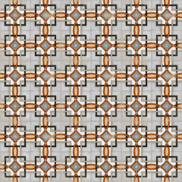 Декор Fornos Multicolor 20x20 от Vives Ceramica (Испания) в Москве
