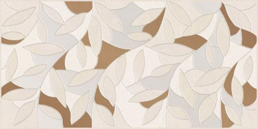 Декор Serenity Folium 08-03-37-1350 кремовый 20x40 от Laparet в Москве