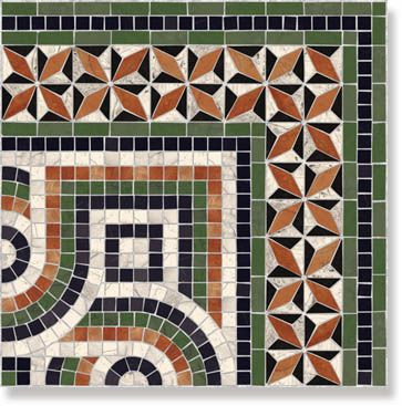 Декор Via Appia Cant. Paxos Multicolor 43.5x43.5 от Vives Ceramica (Испания) в Москве