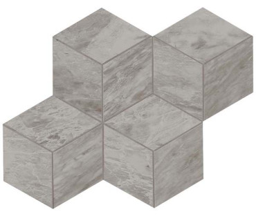 Мозаика керамогранит Marvel Stone Bardiglio Grey Mosaico Esag. Lapp. (AS2I ) 30x35 от Atlas Concorde (Италия) в Москве