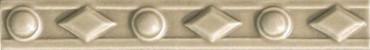Бордюр AMARCORD DIAMANTATO TABACCO MATT. 3x20 от Grazia Ceramiche (Италия) в Москве