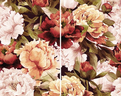 Панно Peony из 2-х плиток 50x40 от Laparet в Москве