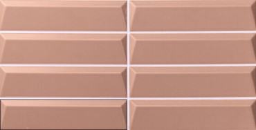 Настенная плитка Three-D Cups Terracota 5x20 от APE Ceramica (Испания) в Москве