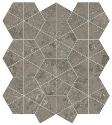 Мозаика Marvel Meraviglia Grigio Elegante Hexagon Lapp. (AJQ1) 40.3x46.6 от Atlas Concorde (Италия) в Москве