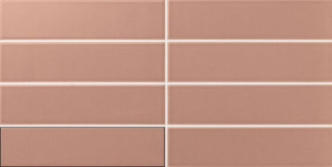 Настенная плитка Three-D Flat Terracota 5x20 от APE Ceramica (Испания) в Москве