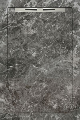 Керамический душевой поддон FIORI DI PESCA GREY - SLOPE LINE 120 80x120 от Aquanit (Турция) в Москве