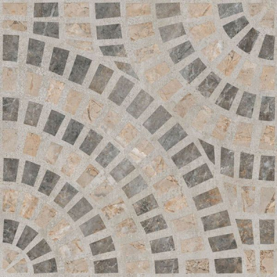 Декор Marble-Beton Круговой Темный Лаппато Ректификат (K949793LPR01VTE0) 60x60 от Vitra (Турция) в Москве