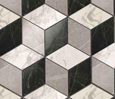 Мозаика Marvel Mosaico Esagono Multicolor Cold ADVQ 30x35 от Atlas Concorde (Италия) в Москве