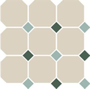 Керамогранит 4416 OCT13+18-A White OCTAGON 16/Turquoise 13 + Green 18 Dots 30x30 от TopCer (Португалия) в Москве