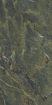 Керамогранит Ultra Marmi VERDE KARZAI Luc Shiny 150 150x75 от Ariostea (Италия) в Москве