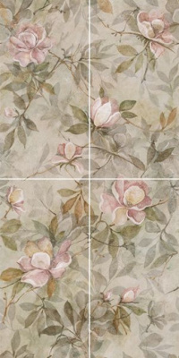 Панно Магнолия 1 матовый из 4 частей (30х60) ( VT/A413/4x/11037R) 60x120x9 от Kerama Marazzi (Россия) в Москве