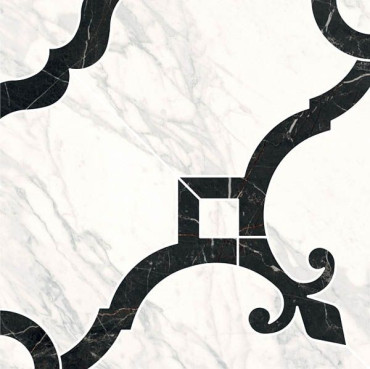 Декор Фрагонар ID88 наборный белый 1/4 розона 30x30 от Kerama Marazzi (Россия) в Москве