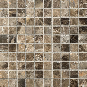 CV20091 Мозаика MOS.POLISHED DARK EMPERADOR 2X2 30.5x30.5 от Colori Viva (Индия) в Москве