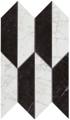 Мозаика керамогранит Marvel Half Hex Cold Lapp. (AMMS) 33x48.3 от Atlas Concorde (Италия) в Москве