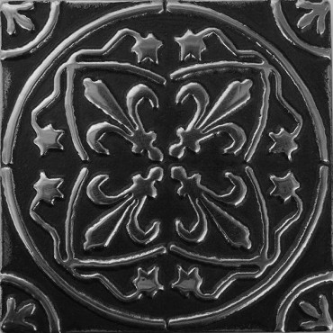 Декор SILVO-25 вставка FLORENCE латунная 5x5 от BronzoDecor (Россия) в Москве