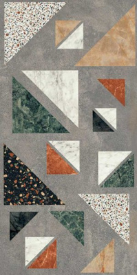 Керамогранит BLEND CONCRETE GREY COMBO RET (PF60006692) 60x120 от ABK Ceramiche (Италия) в Москве