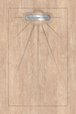 Керамический душевой поддон OAKWOOD LIGHT BROWN - MULTI LINEAR MASSIVE 90x135 от Aquanit (Турция) в Москве