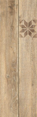 Керамогранит Ornamentwood глаз. декорированный бежевый (C-OW4M013D) 18.5x59.8 от Cersanit (Россия) в Москве