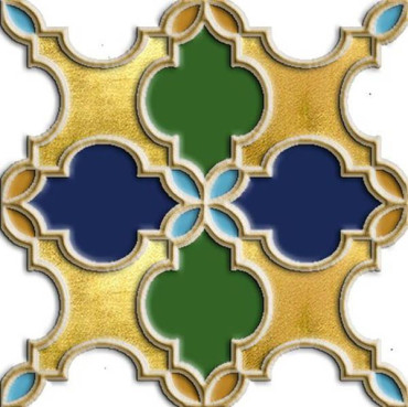 Декор Alicatado Shaina 20x20 от Decoramia (Испания) в Москве