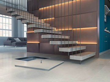 НАПОЛЬНЫЕ ЛЮКИ ПОД ПЛИТКУ КОМФОРТ (Alkraft) в Москве