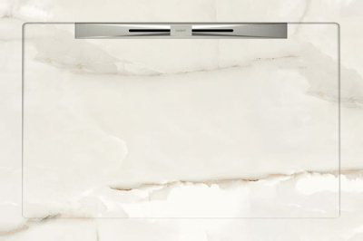Керамический душевой поддон MARBLE WHITE - SLOPE NOVA LINE 120 80x120 от Aquanit (Турция) в Москве