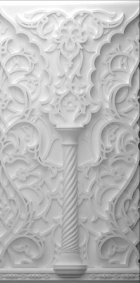 Декор Ataurique Dalia blanco 20x40 от Decoramia (Испания) в Москве