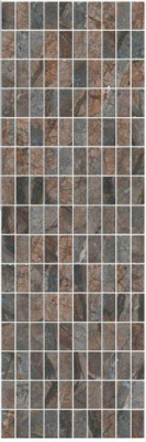Декор Театро MM12143 коричневый мозаичный 25x75 от Kerama Marazzi (Россия) в Москве
