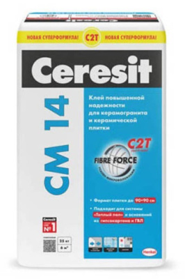 Клей Сeresit CM14 для керамогранита 25кг от Ceresit (Россия) в Москве