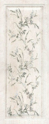 Декор Кантри Шик белый панель декорированный 7188 20x50 от Kerama Marazzi (Россия) в Москве