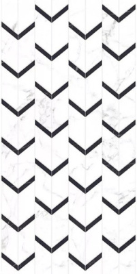 Керамогранит Marshy White Decore 2 Glossy 60x120 от Art Ceramic (Индия) в Москве